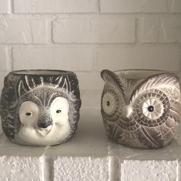 Adorable Animal Planters🦉New - Picture 4 of 13
